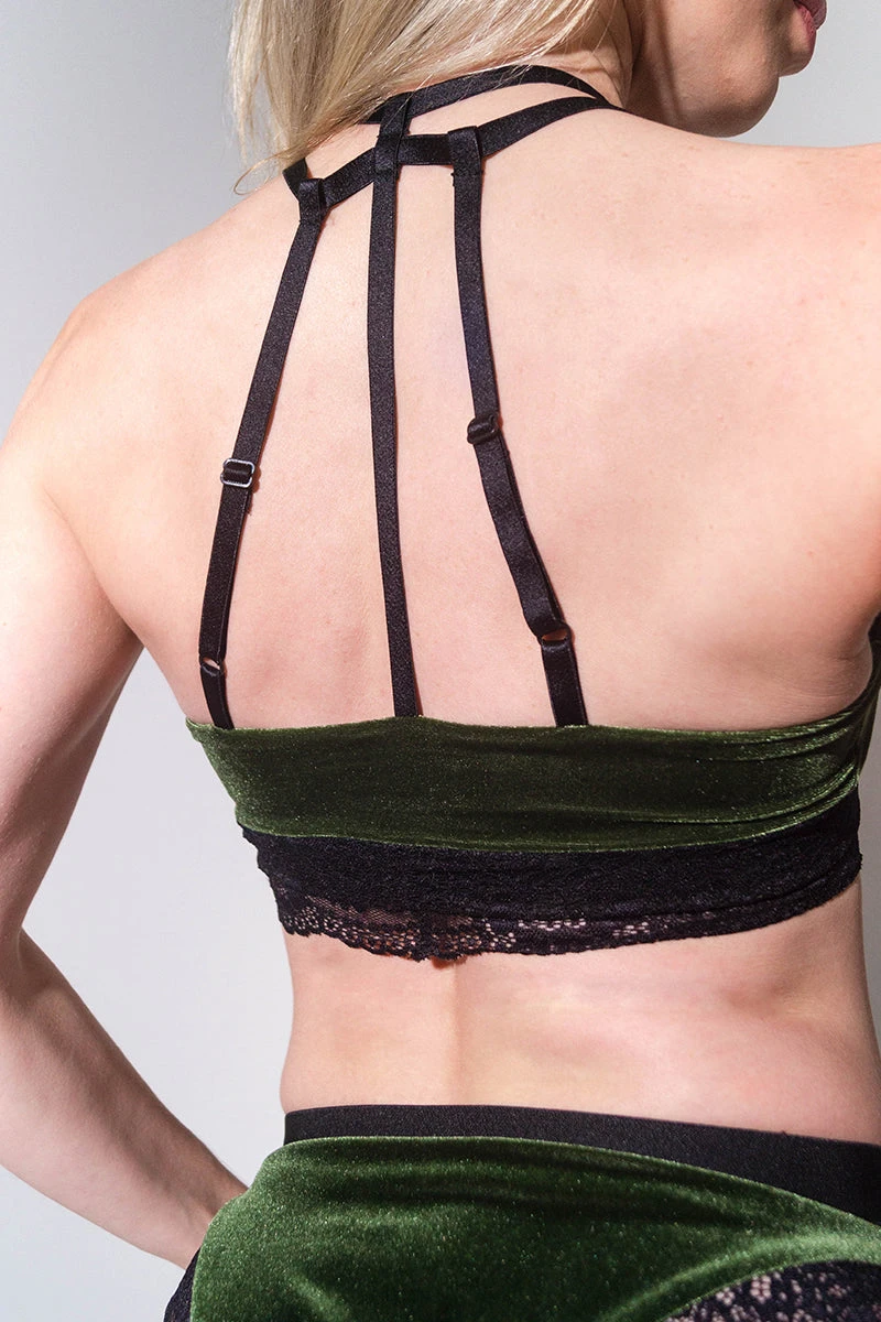 Sorte Velvet Adore Top - Seaweed 4 Sorte Velvet Adore Top - Seaweed - Image 2