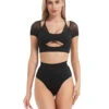 Hamade Activewear Mesh Hollow Front Crop Top - Black 1 Hamade Activewear Mesh Hollow Front Crop Top - Black -Radd Pole Wear Shop AW01 15de89d5 0d48 4404 badf 4cc9dda27eea