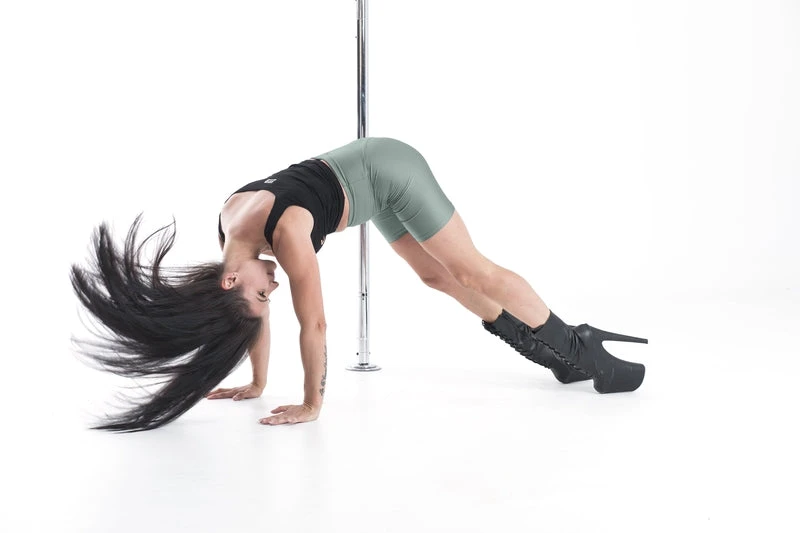 Paradise Chick Biker Shorts - Army Green 8 Paradise Chick Biker Shorts - Army Green - Image 6