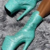 Hella Heels The Glitterati 8inch Boots - Baby Blues -Radd Pole Wear Shop Bluebabybluesglitter8inchpoledancehighboot 3