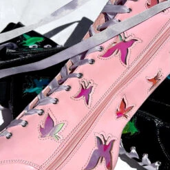 Hella Heels Butterfly Boots - 8inch - Pink 15 Hella Heels Butterfly Boots - 8inch - Pink -Radd Pole Wear Shop ButterflyBoot Pink3