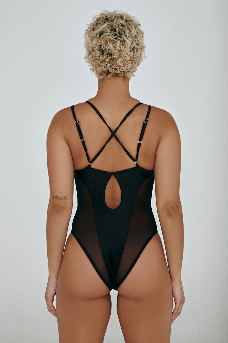 CXIX Classique Bodysuit - Black 4 CXIX Classique Bodysuit - Black - Image 2