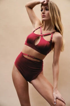 Lunalae Hannah Top - Recycled Burgundy 13 Lunalae Hannah Top - Recycled Burgundy -Radd Pole Wear Shop Copyof220701 LunaLae 18 08231copy d835ca04 babe 4c0b b2c8 c9844788d753