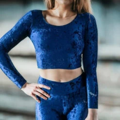 Dragonfly Pavi Crop Top - Velvet Blue 11 Dragonfly Pavi Crop Top - Velvet Blue -Radd Pole Wear Shop DF Pavi Velvet blue 0321 540x a1c41b65 0857 42a8 9671 ff88cb945848
