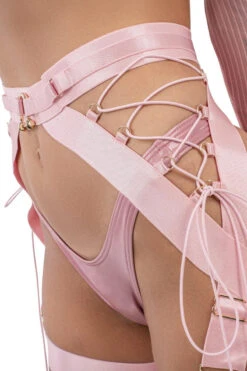 Naughty Thoughts XXX Rated Suspender - Pink -Radd Pole Wear Shop DL 09048copy
