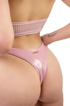 Naughty Thoughts Sinner Vinyl Thong Bottoms - Pink 13 Naughty Thoughts Sinner Vinyl Thong Bottoms - Pink -Radd Pole Wear Shop DL 09199