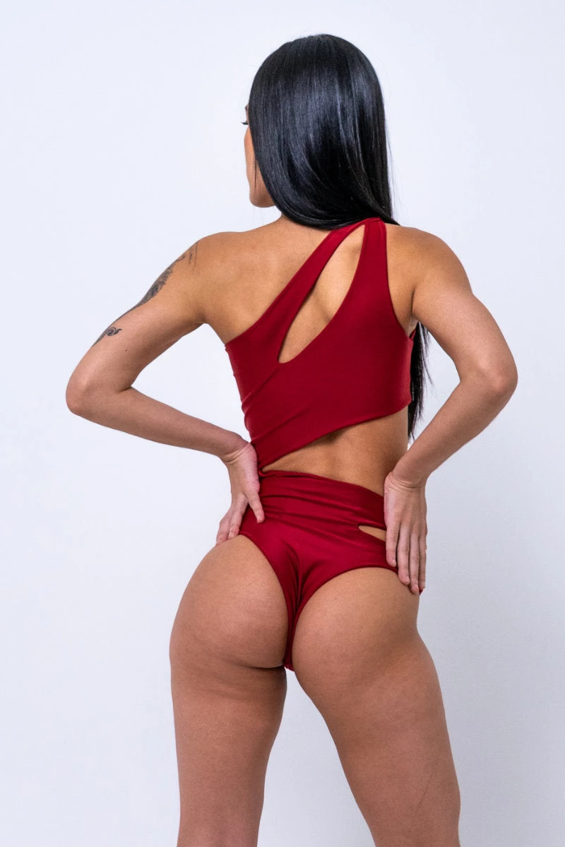 Sorte Under My Spell Bodysuit - Red 4 Sorte Under My Spell Bodysuit - Red - Image 2