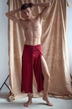 Sway Namasway Pants - Burgundy -Radd Pole Wear Shop DSC 6987