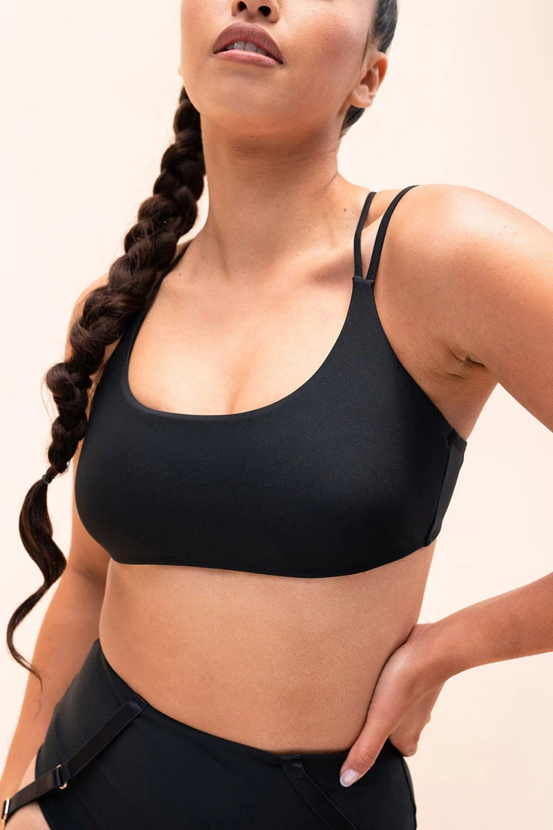 Lunalae Amelia Top - Recycled Black 4 Lunalae Amelia Top - Recycled Black - Image 2