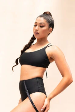 Lunalae Amelia Top - Recycled Black 7 Lunalae Amelia Top - Recycled Black -Radd Pole Wear Shop E5 9039dfc7 88f7 457b 9873 4e2f1e524b29