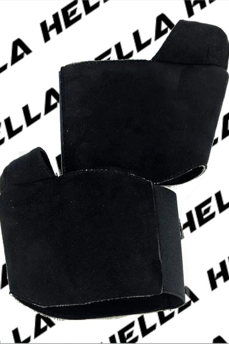 Hella Heels Classique Shoe Protector - Black Faux Suede 3 Hella Heels Classique Shoe Protector - Black Faux Suede