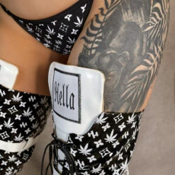 Hella Heels Branded Thigh High 8inch Boots - Black 29 Hella Heels Branded Thigh High 8inch Boots - Black -Radd Pole Wear Shop EmpireKicksBrandedblackpoledancethighhighboot 1