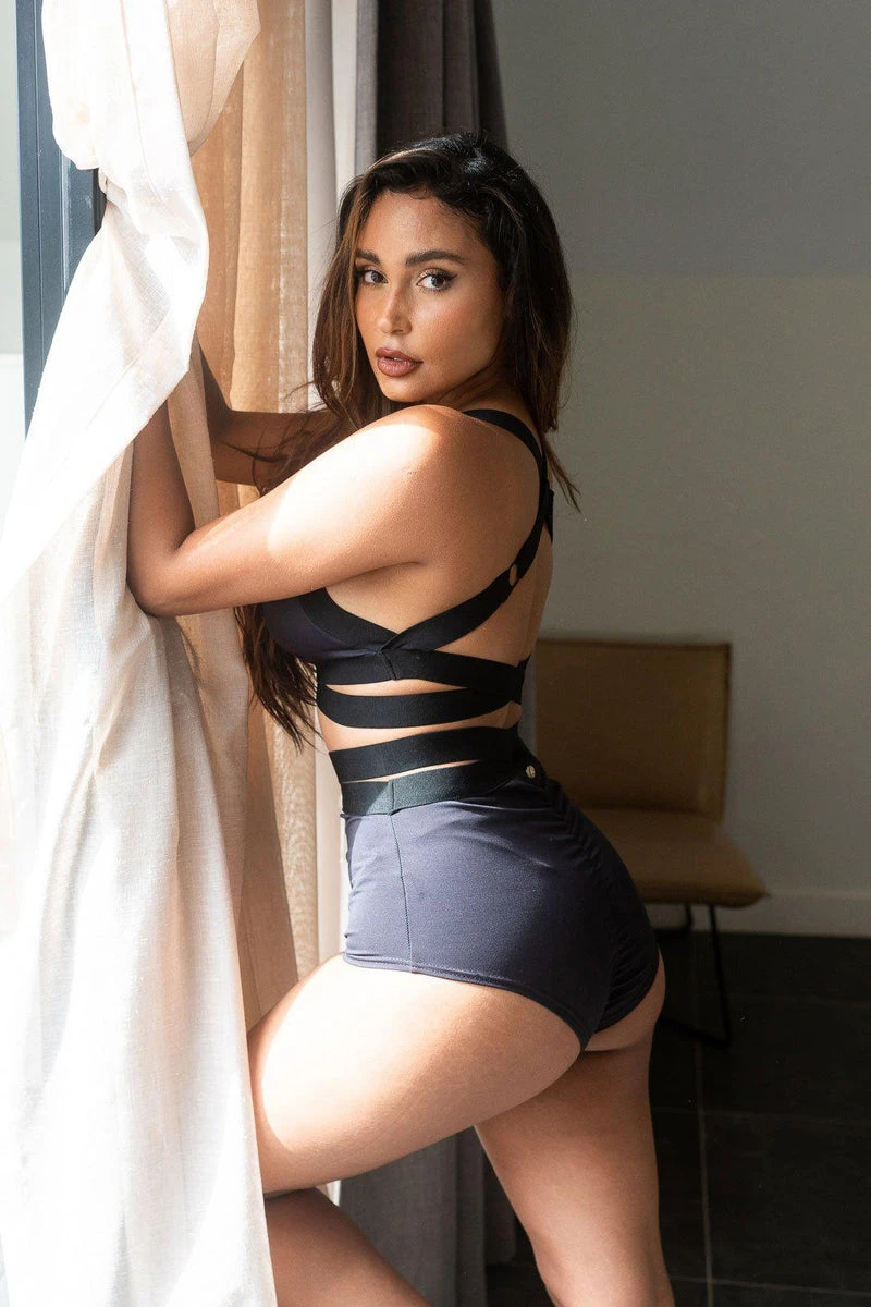 Lunalae Fallon Top - Recycled Black 8 Lunalae Fallon Top - Recycled Black - Image 6