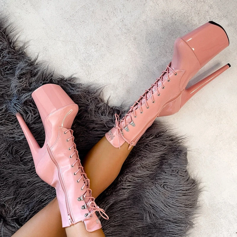 Hella Heels LipKit 8inch Boots - Candy Shop 9 Hella Heels LipKit 8inch Boots - Candy Shop - Image 7