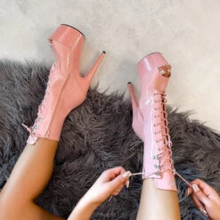 Hella Heels LipKit Open Toe 7inch Boots - Candy Shop 9 Hella Heels LipKit Open Toe 7inch Boots - Candy Shop -Radd Pole Wear Shop File 014 Edit