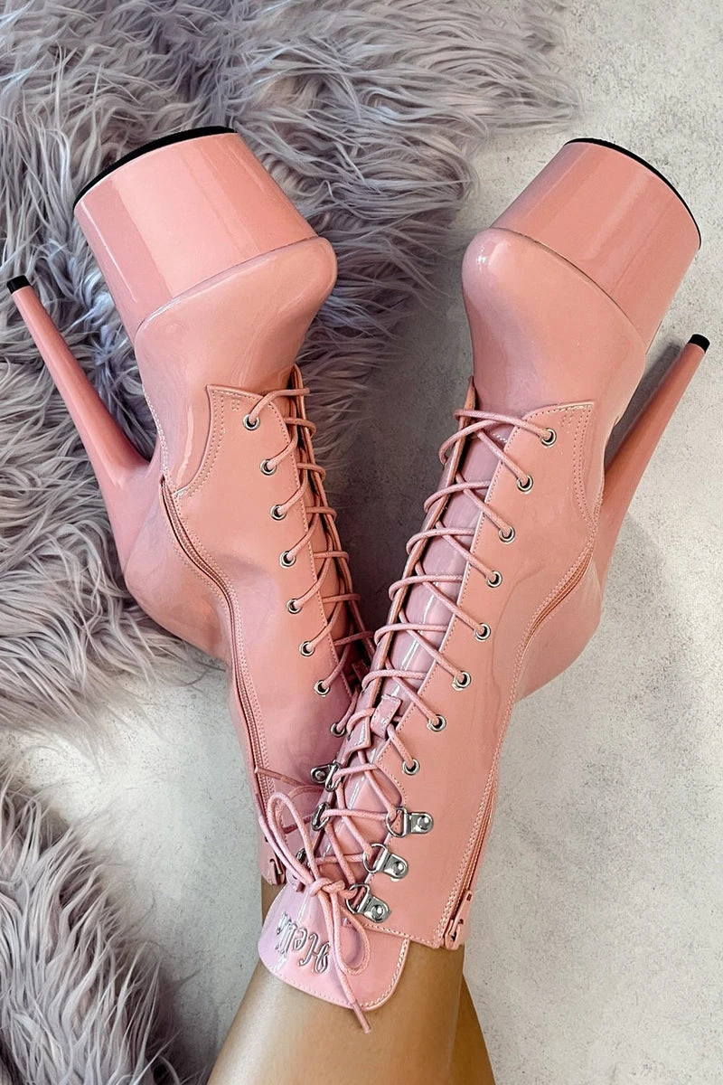 Hella Heels LipKit 7inch Boots - Candy Shop 3 Hella Heels LipKit 7inch Boots - Candy Shop