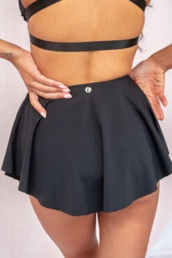 Lunalae Free Flow High Waist Shorts - Black 8 Lunalae Free Flow High Waist Shorts - Black -Radd Pole Wear Shop FreeFlowShorts2 1