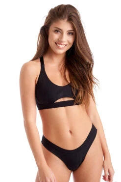 Bandurska Giselle Bottoms - Ribbed Black 10 Bandurska Giselle Bottoms - Ribbed Black -Radd Pole Wear Shop Giselle 1