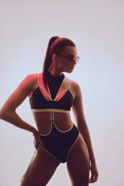 Hamade Activewear Neck Ring High Waisted Bottoms - Black/White Binding 14 Hamade Activewear Neck Ring High Waisted Bottoms - Black/White Binding -Radd Pole Wear Shop HM 52 2a4e4f1b 9895 45f7 ac41 45378236b4a9