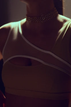 Hamade Activewear Asymmetric Top - Beige 13 Hamade Activewear Asymmetric Top - Beige -Radd Pole Wear Shop HM 62