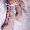 Hella Heels High BabyDoll 7inch Boots - Lilac Mink 2 Hella Heels High BabyDoll 7inch Boots - Lilac Mink -Radd Pole Wear Shop HighBabyDoll7inchBoots LilacMink1