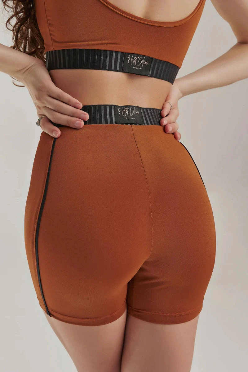 HotCakes Polewear Sport Biker Bottoms - Ginger 4 HotCakes Polewear Sport Biker Bottoms - Ginger - Image 2