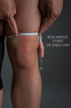 Tatiana Active Ultimate Kneepads - Black -Radd Pole Wear Shop Howtomeasure