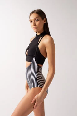 Shark Polewear Double-sided Sling Shorts - Striped/Black 11 Shark Polewear Double-sided Sling Shorts - Striped/Black -Radd Pole Wear Shop IMG 0024