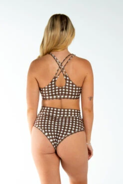 AMBR Designs Eco Crop Top - Gingham 7 AMBR Designs Eco Crop Top - Gingham -Radd Pole Wear Shop IMG 0061 2 1