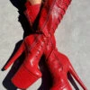 Hella Heels Out For Blood Knee High Boots - 8inch 1 Hella Heels Out For Blood Knee High Boots - 8inch -Radd Pole Wear Shop IMG 0522