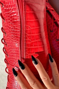 Hella Heels Out For Blood Knee High Boots - 8inch 9 Hella Heels Out For Blood Knee High Boots - 8inch -Radd Pole Wear Shop IMG 0525