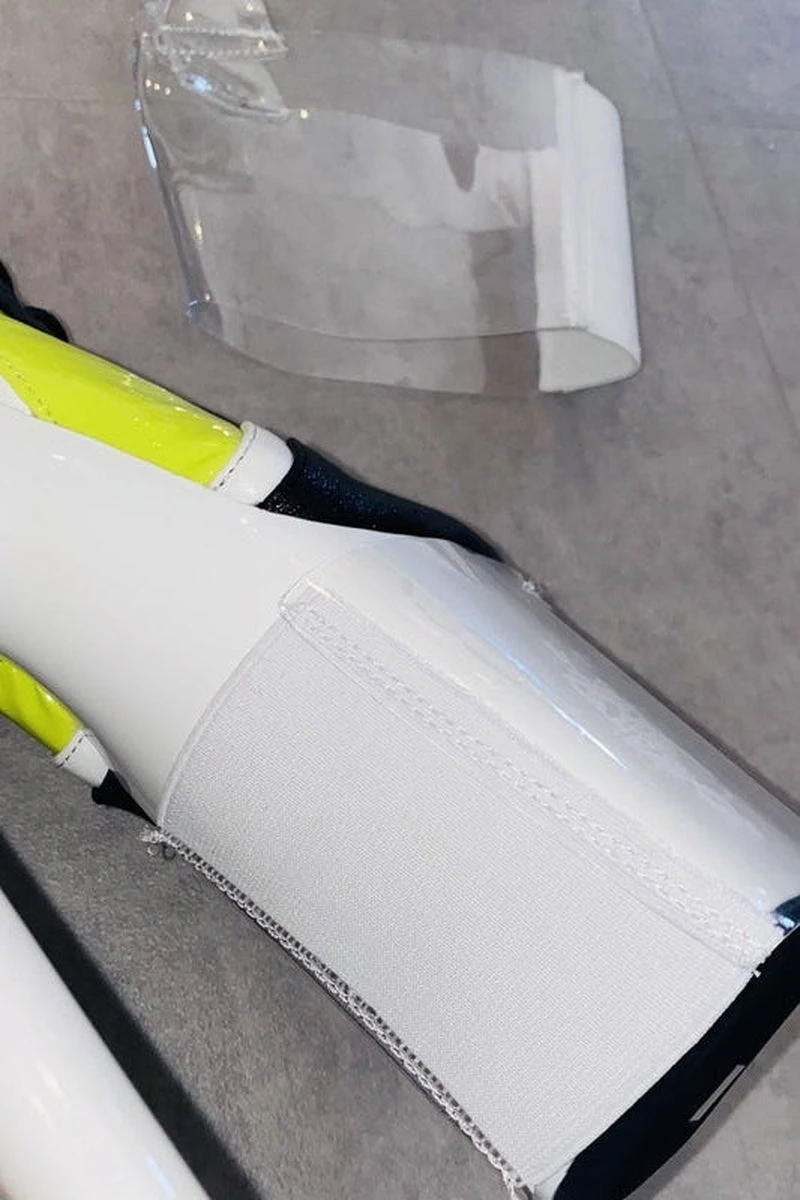 Hella Heels Classique Shoe Protector - Clear (White Back) 3 Hella Heels Classique Shoe Protector - Clear (White Back)