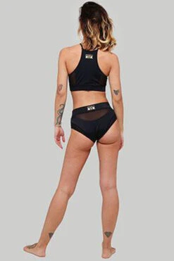 CXIX I S I S Halter Top - Black With Black Mesh 9 CXIX I S I S Halter Top - Black With Black Mesh -Radd Pole Wear Shop IMG 4167