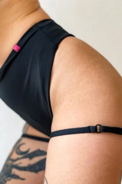 Pole Addict Bliss Adjustable Garter Shorts - Black 9 Pole Addict Bliss Adjustable Garter Shorts - Black -Radd Pole Wear Shop IMG 4407 jpg