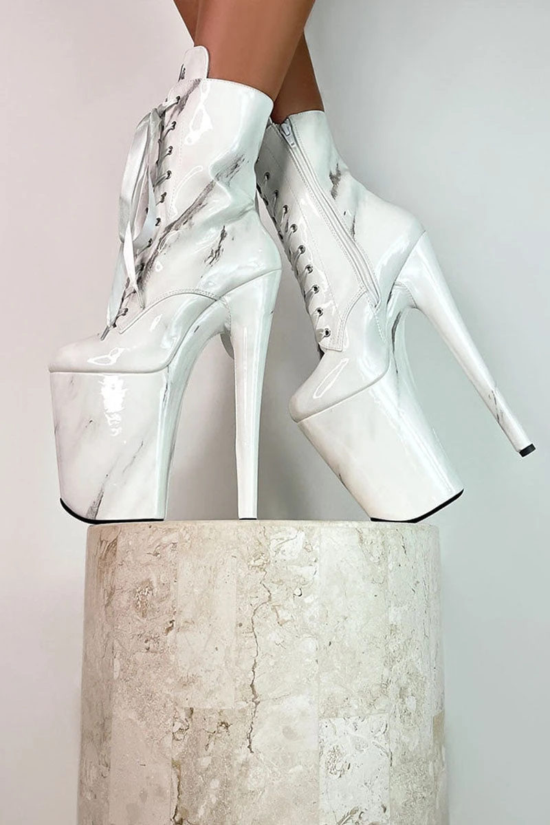 Hella Heels Renaissance 8inch Boots - Faith 4 Hella Heels Renaissance 8inch Boots - Faith - Image 2