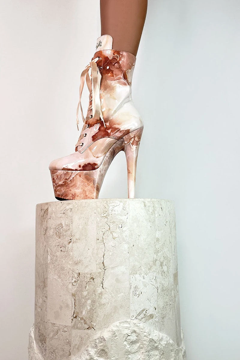 Hella Heels Renaissance 7inch Boots - Mercy 7 Hella Heels Renaissance 7inch Boots - Mercy - Image 5