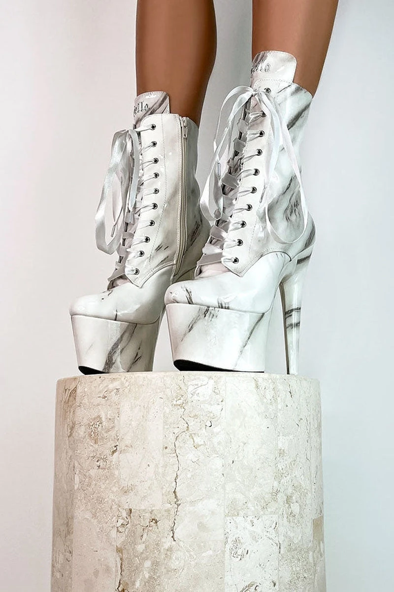 Hella Heels Renaissance 7inch Boots - Faith 6 Hella Heels Renaissance 7inch Boots - Faith - Image 4