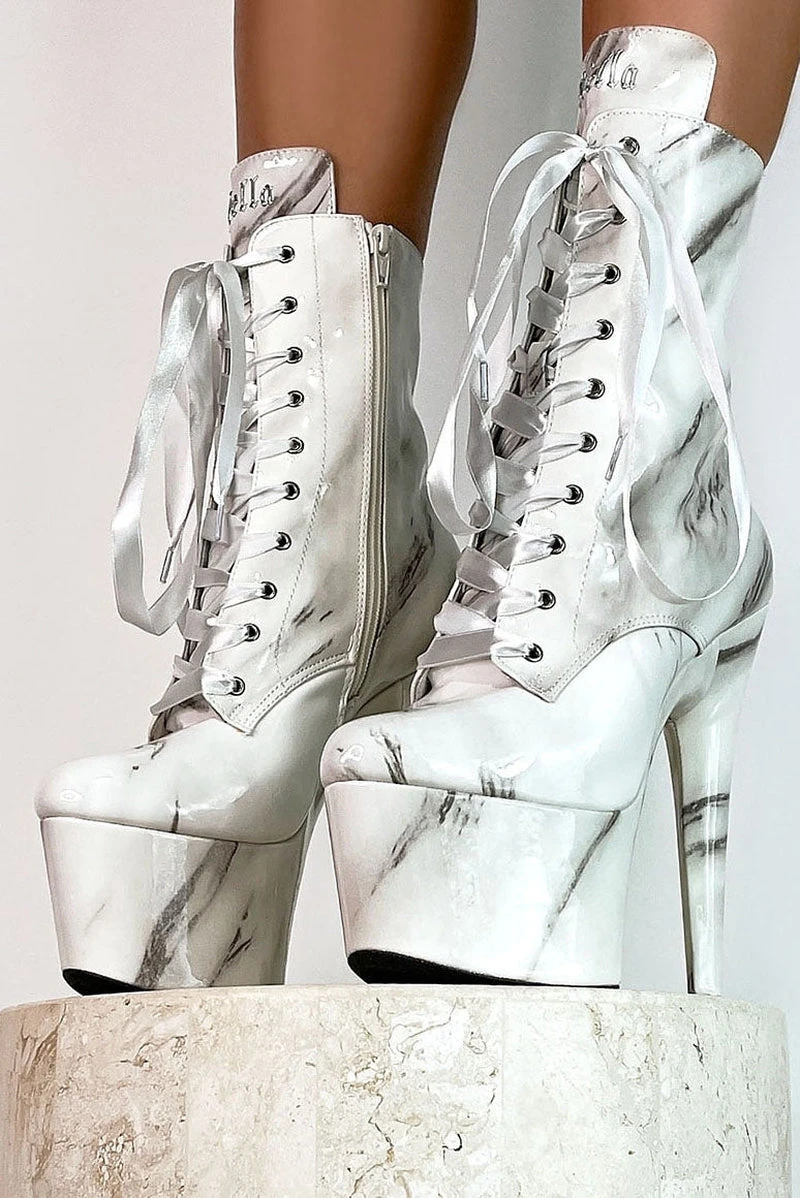 Hella Heels Renaissance 7inch Boots - Faith 7 Hella Heels Renaissance 7inch Boots - Faith - Image 5