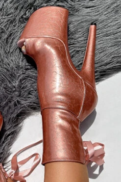 Hella Heels Corset 8inch Boots - Rose Gold -Radd Pole Wear Shop IMG 4730 19d7b6d1 69f8 4654 8343 3e6728ed384a