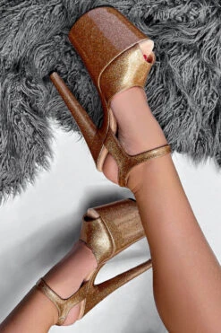 Hella Heels The Glitterati 8inch Stilettos - Oh Honey 13 Hella Heels The Glitterati 8inch Stilettos - Oh Honey -Radd Pole Wear Shop IMG 7336