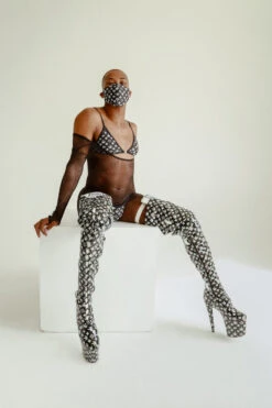 Hella Heels Branded Thigh High 8inch Boots - Black 22 Hella Heels Branded Thigh High 8inch Boots - Black -Radd Pole Wear Shop IMG 7766 Edit