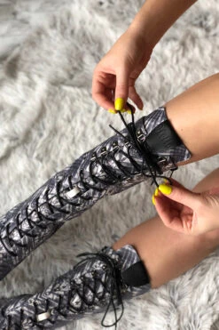 Hella Heels Cult Boots - 8inch 9 Hella Heels Cult Boots - 8inch -Radd Pole Wear Shop IMG 8537