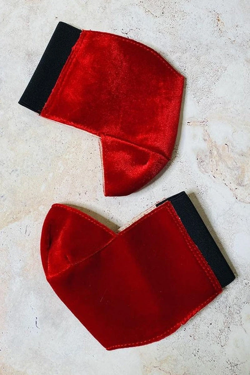 Hella Heels Classique Velvet Shoe Protector - Bad Blood 3 Hella Heels Classique Velvet Shoe Protector - Bad Blood
