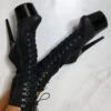 Hella Heels Blaq Kicks Boots - 7inch 1 Hella Heels Blaq Kicks Boots - 7inch -Radd Pole Wear Shop IMG 9454 Edit