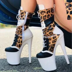 Hella Heels EmpireKicks 8inch Boots - White 14 Hella Heels EmpireKicks 8inch Boots - White -Radd Pole Wear Shop Kicks White Leopard 1 1512x dc8ab0ae e44a 4f84 ab32 750fd4ee1f12