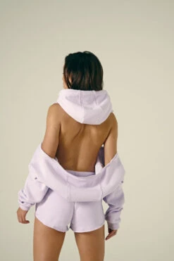 CXIX Droptop Zip Hoodie - Lilac 15 CXIX Droptop Zip Hoodie - Lilac -Radd Pole Wear Shop Lilac Zip Jumper Baddies Loungewear Creatures of XIX 11
