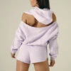 CXIX Droptop Zip Hoodie - Lilac 2 CXIX Droptop Zip Hoodie - Lilac -Radd Pole Wear Shop Lilac Zip Jumper Baddies Loungewear Creatures of XIX 3 1