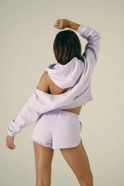 CXIX Droptop Zip Hoodie - Lilac 11 CXIX Droptop Zip Hoodie - Lilac -Radd Pole Wear Shop Lilac Zip Jumper Baddies Loungewear Creatures of XIX 9