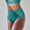 Lunalae High Waist Shorts - Recycled Emerald 1 Lunalae High Waist Shorts - Recycled Emerald -Radd Pole Wear Shop Luna Lae 07 0415