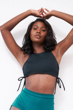 Lunalae Maria Top - Recycled Black -Radd Pole Wear Shop Luna Lae 11 0520 1